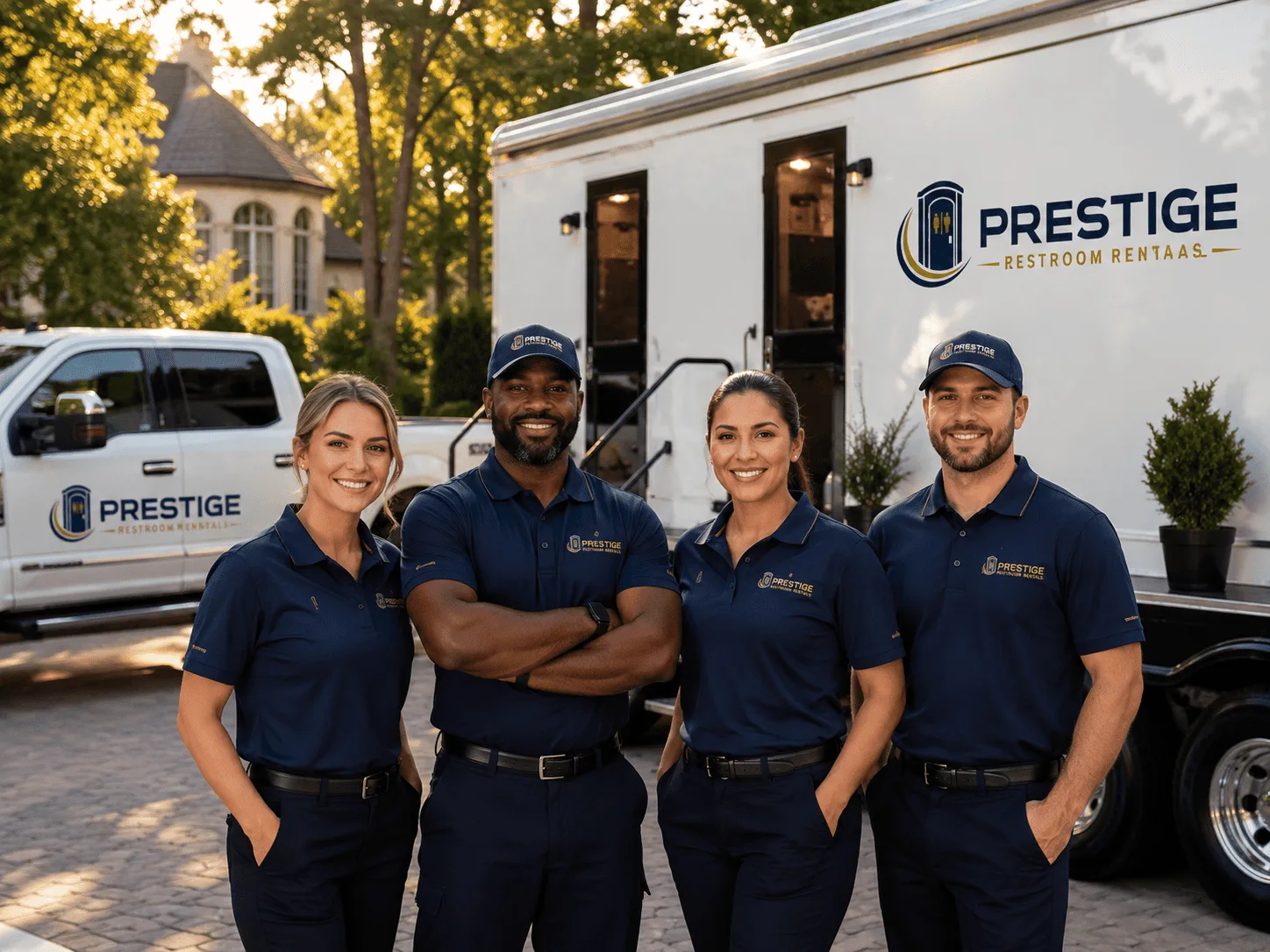 Trusted Luxury Portable Restrooms company in Mcadoo, TX